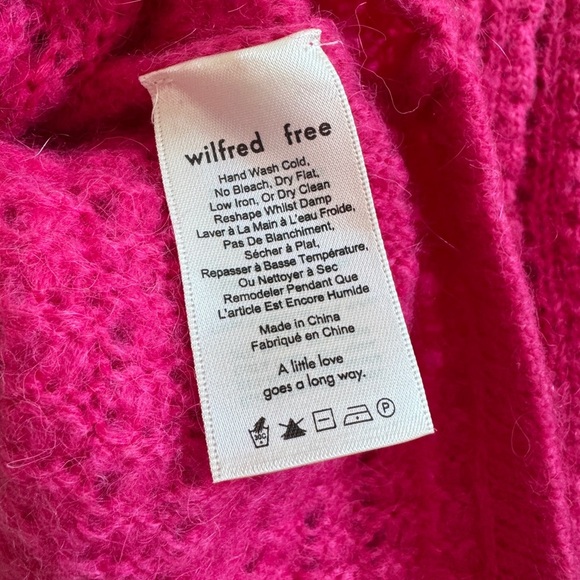 WILFRED FREE • Fortune Sweater in Electron Fuschia - Picture 8 of 10